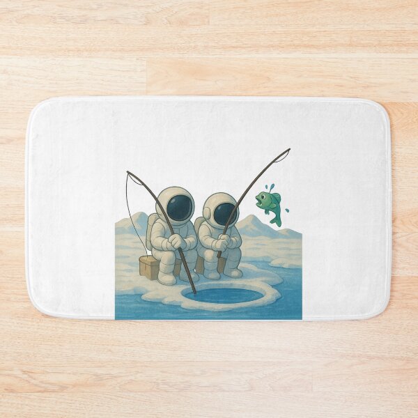 Item preview, Fishing on Europa’s Blue Lake designed and sold by HEERMANArt.