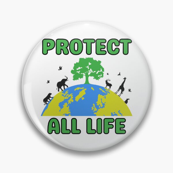 Item preview, Protect All Life Earth Wildlife Conservation Art designed and sold by FreedomAndLove.