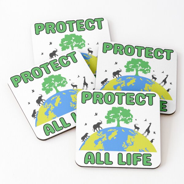 Item preview, Protect All Life Earth Wildlife Conservation Art designed and sold by FreedomAndLove.
