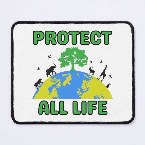 Item preview, Protect All Life Earth Wildlife Conservation Art designed and sold by FreedomAndLove.