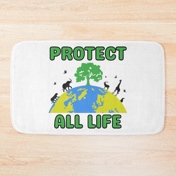 Item preview, Protect All Life Earth Wildlife Conservation Art designed and sold by FreedomAndLove.