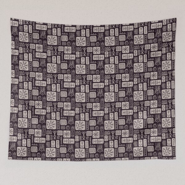 Item preview, Abstract signs and symbols - brown designed and sold by InkofNocturna.