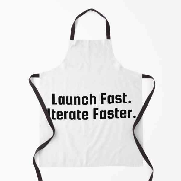 Item preview, Launch Fast. Iterate Faster. designed and sold by Ninjacatoff.