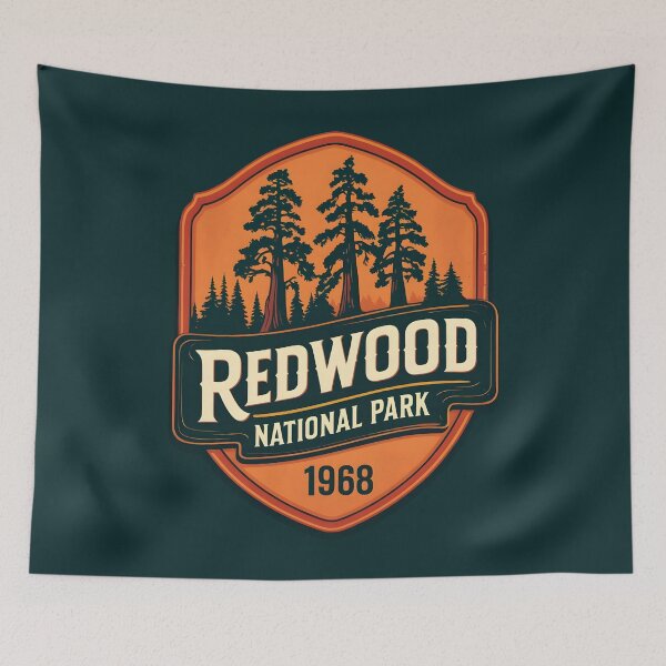 Item preview, Redwood National Park - California designed and sold by GoodOldVintage.