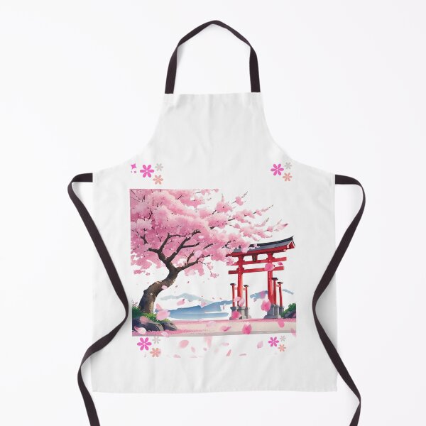 Item preview, Japanese Sakura Tree | Cherry Blossom and Torii Gate Aesthetic Art designed and sold by TheTeeSpark.