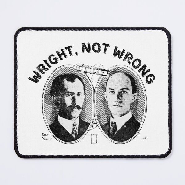 Item preview, Wright, Not Wrong – Vintage Aviation Pun designed and sold by AirmanTalha.