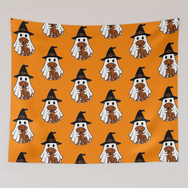 Item preview, Rhodesian Ridgeback Halloween Ghost Witch Hat Mom Dad Kids designed and sold by FurryHavenPH.