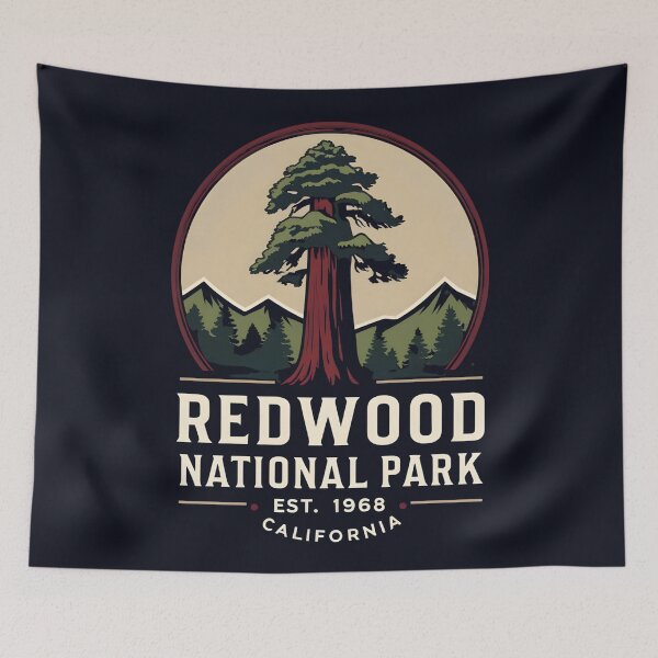 Item preview, Redwood National Park - California designed and sold by GoodOldVintage.