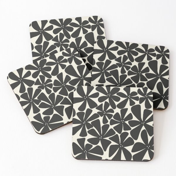 Item preview, Black Flowers designed and sold by Karierteblume.
