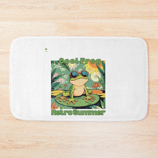 Item preview, Ribbit and Relax | Cool Frog Retro Summer Vibes T-Shirt designed and sold by TheTeeSpark.