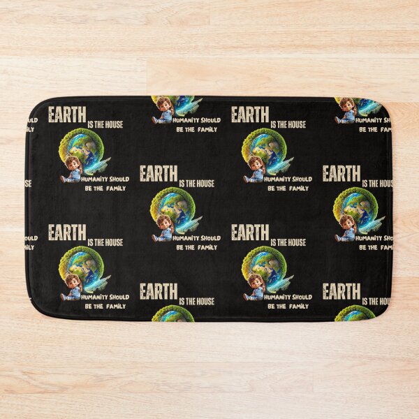 Item preview, Cute Earth and Boy – Humanity Quote Art designed and sold by Pallavii.
