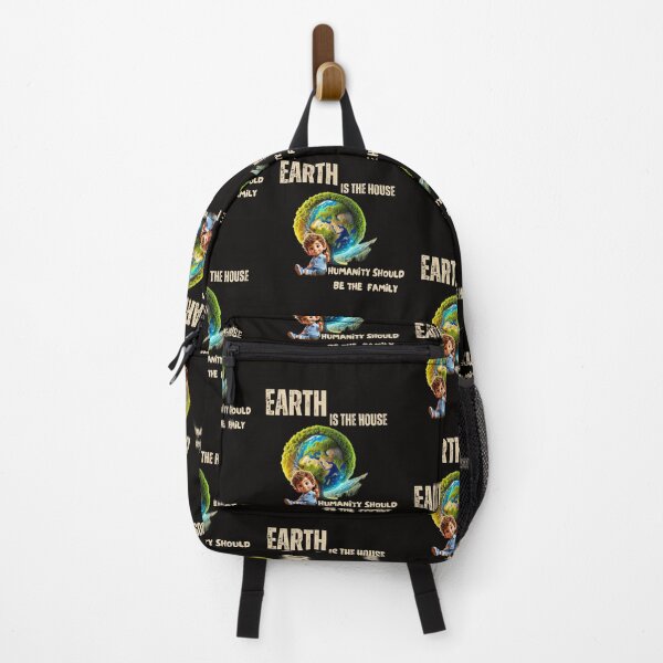 Item preview, Cute Earth and Boy – Humanity Quote Art designed and sold by Pallavii.