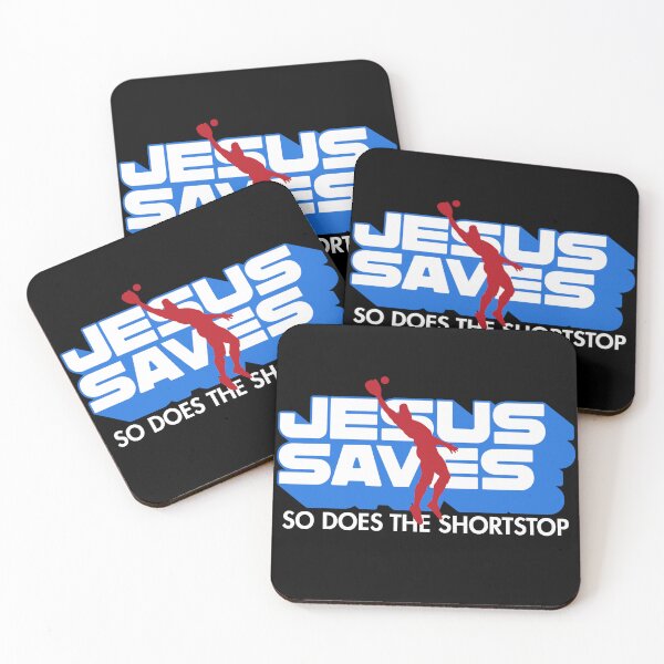 Item preview, Jesus Saves, So Does The Shortstop designed and sold by GiggleGooods.
