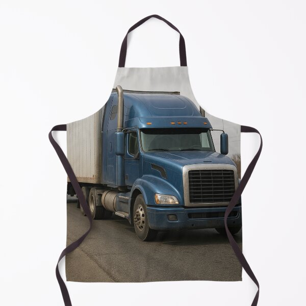 Item preview, Blue Semi-Truck on a Highway designed and sold by MKCreations2025.