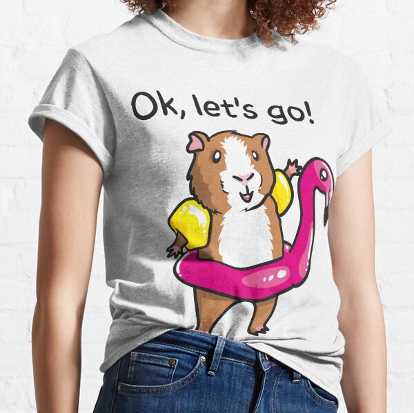 guinea pig and flamingo Classic T-Shirt