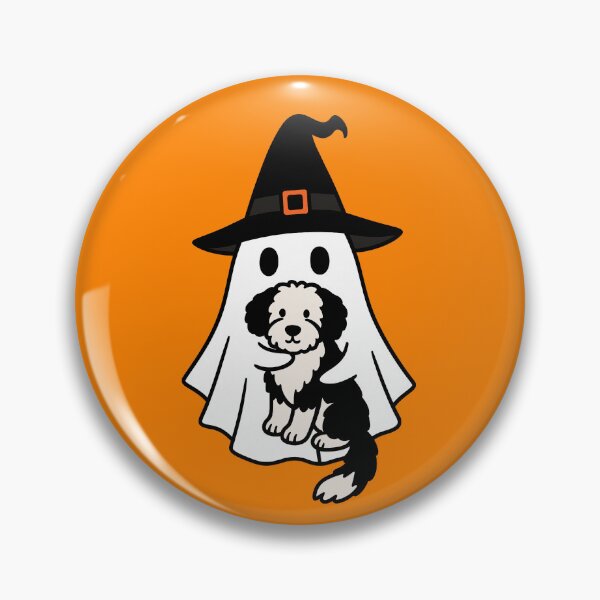 Item preview, Sheepadoodle Halloween Ghost Witch Hat Mom Dad Kids designed and sold by FurryHavenPH.