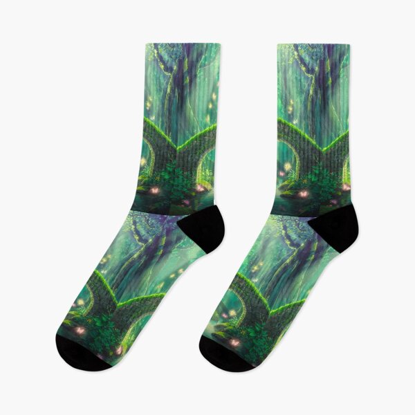 Item preview, Enchanted Forest Bridge – Magical Fairytale Landscape designed and sold by WitchPrint.