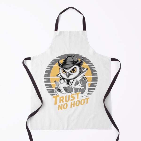 Item preview, Trust No Hoot – Detective Owl Mystery Art designed and sold by ArtByYunus.