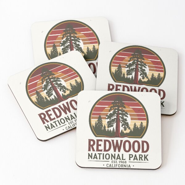 Item preview, Redwood National Park - California designed and sold by GoodOldVintage.