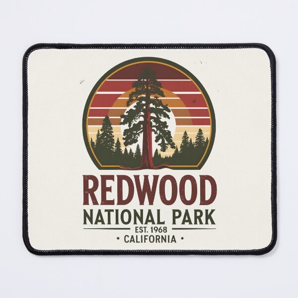 Item preview, Redwood National Park - California designed and sold by GoodOldVintage.