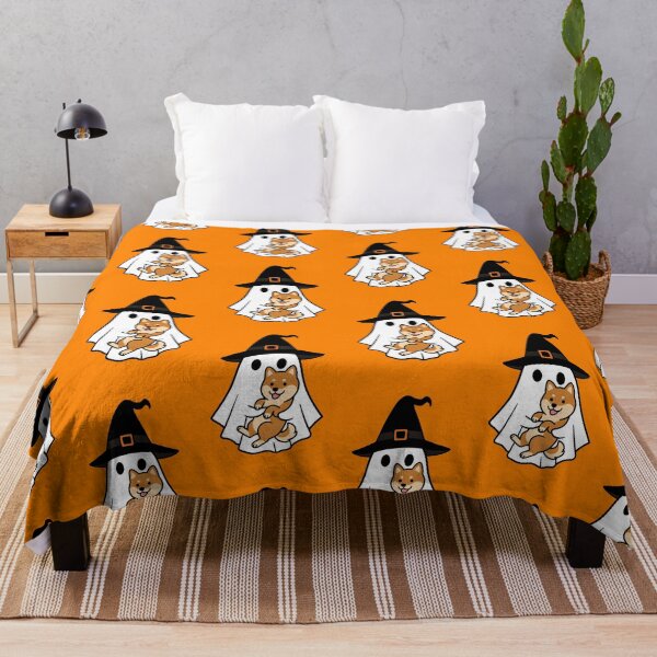 Item preview, Shiba Inu Halloween Ghost Witch Hat Mom Dad Kids designed and sold by FurryHavenPH.