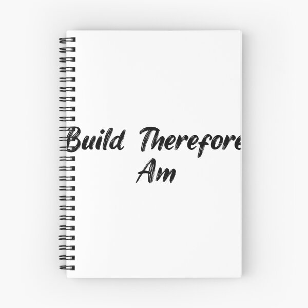 Item preview, I Build, Therefore I Am designed and sold by Ninjacatoff.