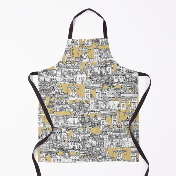 Item preview, Paris toile gold designed and sold by scrummy.