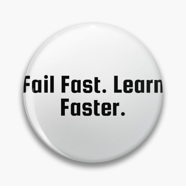 Item preview, Fail Fast. Learn Faster. designed and sold by Ninjacatoff.