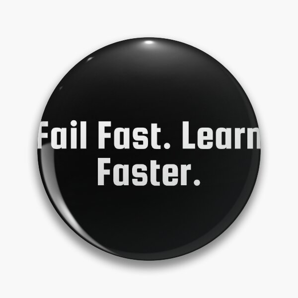 Item preview, Fail Fast. Learn Faster. designed and sold by Ninjacatoff.