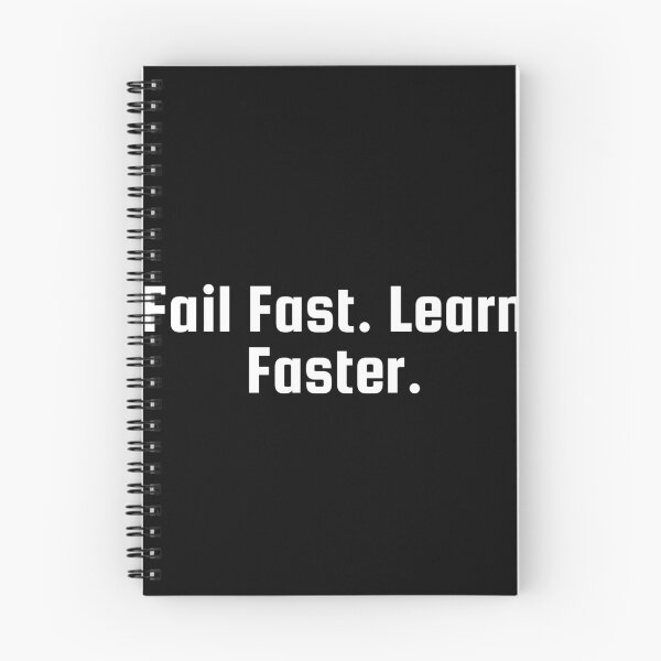 Item preview, Fail Fast. Learn Faster. designed and sold by Ninjacatoff.
