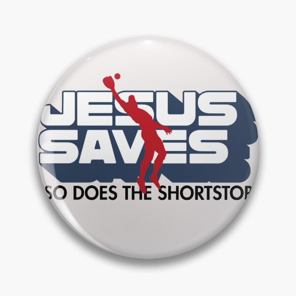 Artikelvorschau, Jesus rettet, der Shortstop auch entworfen und verkauft von GiggleGooods.