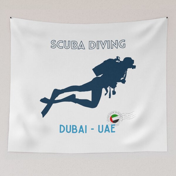 Item preview, Scuba Diving in Dubai - UAE designed and sold by FlyingTreg.