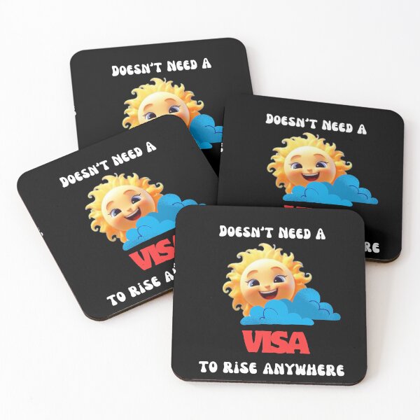 Item preview, Smiling Sun – No Visa Needed Quote Art designed and sold by Pallavii.