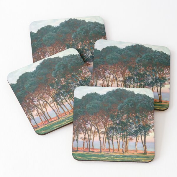 Item preview, Bajo los pinos al final del día 1888 de Claude Monet designed and sold by GabyddAlessandr.