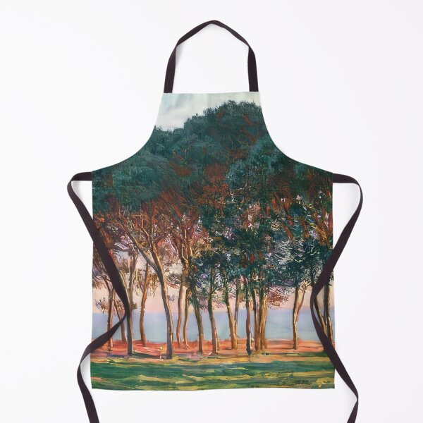 Item preview, Under the Pine Trees at the End of the Day 1888 by Claude Monet designed and sold by GabyddAlessandr.
