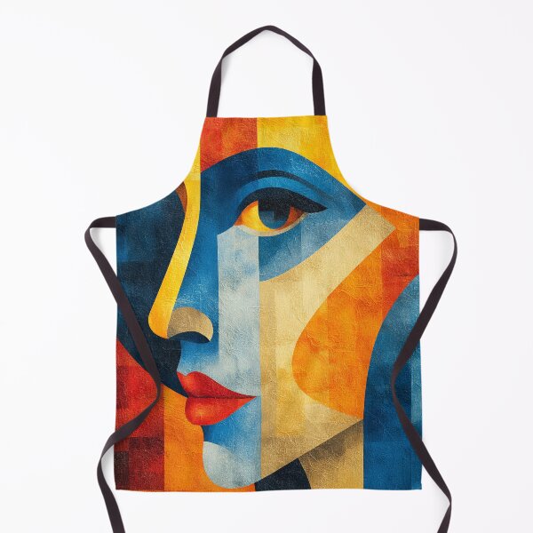 Item preview, Modern Abstract Woman Face – Bold Geometric Color Blocks Art designed and sold by Art of Ngu.