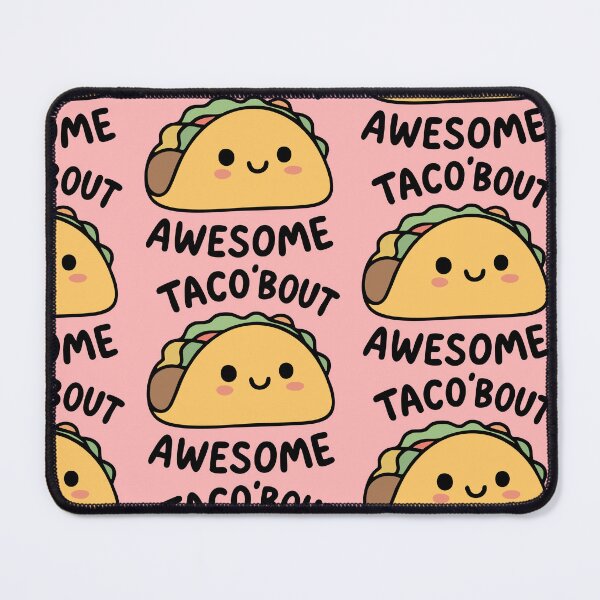 Item preview, Cute Taco Pun - Taco 'Bout Awesome Funny Design designed and sold by graphicnew.