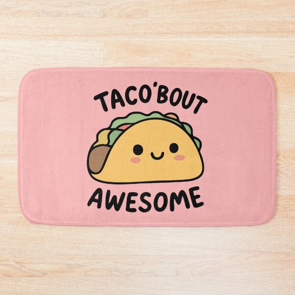 Item preview, Cute Taco Pun - Taco 'Bout Awesome Funny Design designed and sold by graphicnew.