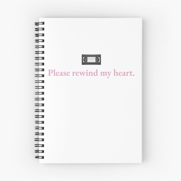 Item preview, Please Rewind My Heart VHS Nostalgia Quote designed and sold by CryingLibrary.