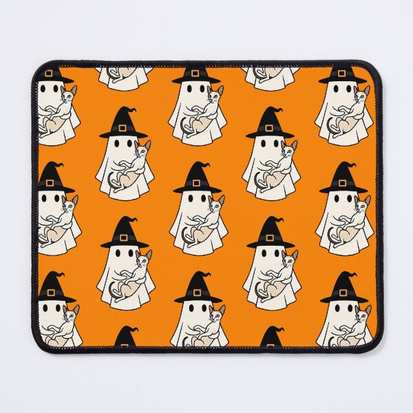 Item preview, Cornish Rex Cat Halloween Ghost Witch Hat Mom Dad Kids designed and sold by FurryHavenPH.