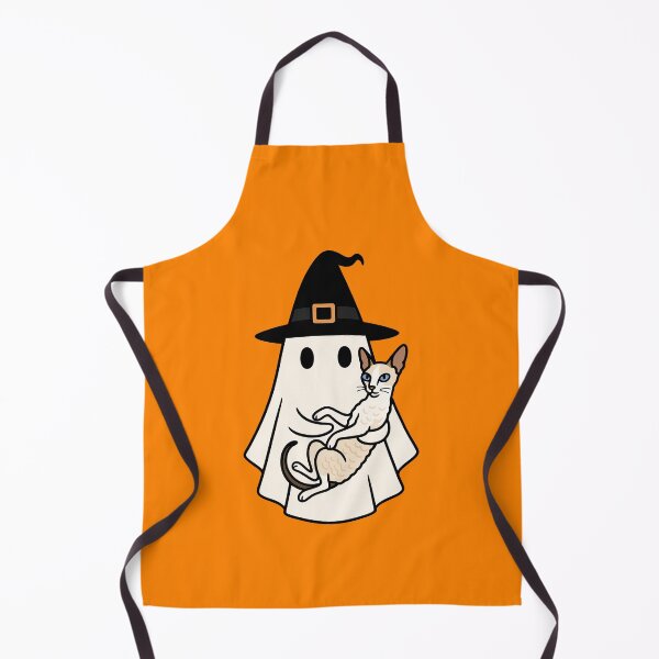 Item preview, Cornish Rex Cat Halloween Ghost Witch Hat Mom Dad Kids designed and sold by FurryHavenPH.