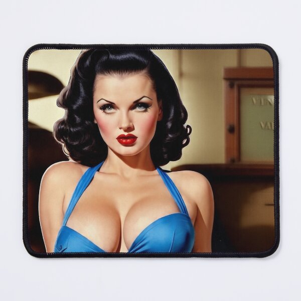 Item preview, Sexy 1940s Vintage Brunette Pin Up designed and sold by MissSaylor.