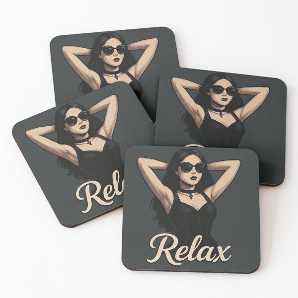 Item preview, Relax Gothic design designed and sold by Vintage Designs +.
