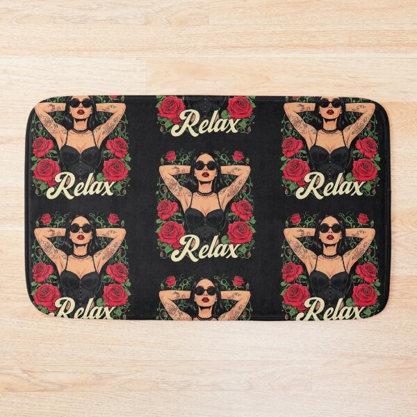 Item preview,  Relax Gothic rose tattoo girl design designed and sold by Vintage Designs +.