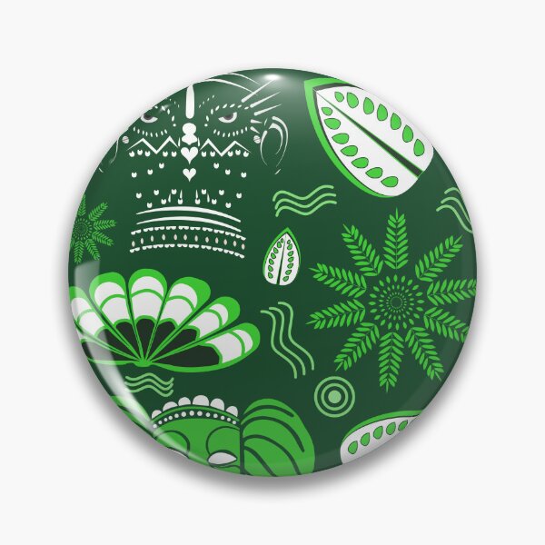 Item preview, Ethnic Kerala Green Pattern designed and sold by Art of Instine.