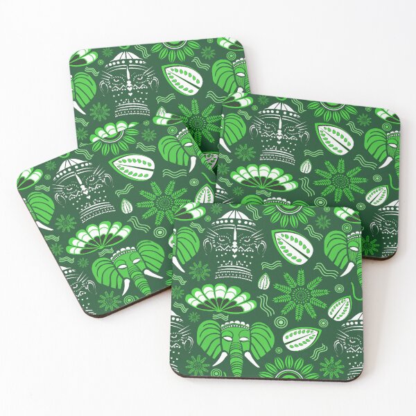 Item preview, Ethnic Kerala Green Pattern designed and sold by Art of Instine.