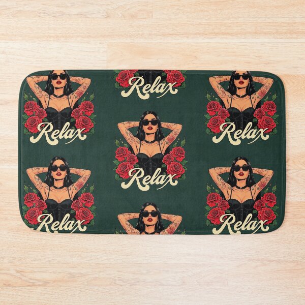 Item preview,  Relax Gothic rose tattoo girl design designed and sold by Vintage Designs +.