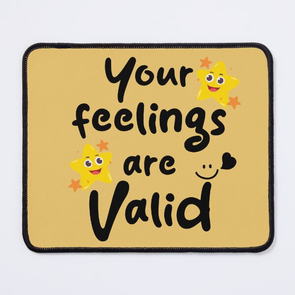 Item preview, Your Feelings Are Valid – Mental Health Awareness Affirmation Sticker designed and sold by PrintableByZaah.