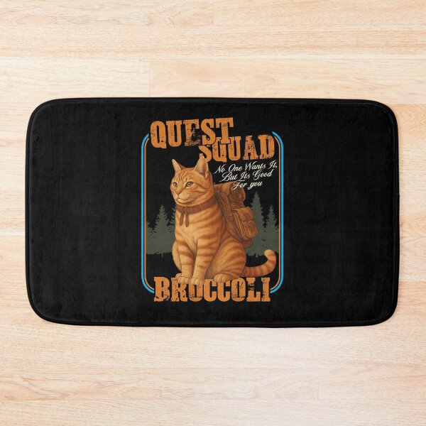 Item preview, Quest Fantasy Squad Broccoli Kitten Funny Cat designed and sold by gear-posters.