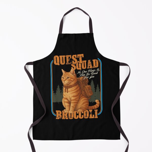 Item preview, Quest Fantasy Squad Broccoli Kitten Funny Cat designed and sold by gear-posters.